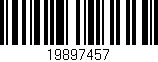Código de barras (EAN, GTIN, SKU, ISBN): '19897457'
