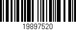 Código de barras (EAN, GTIN, SKU, ISBN): '19897520'