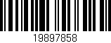 Código de barras (EAN, GTIN, SKU, ISBN): '19897858'