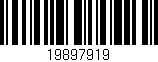 Código de barras (EAN, GTIN, SKU, ISBN): '19897919'