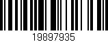 Código de barras (EAN, GTIN, SKU, ISBN): '19897935'
