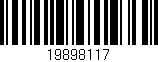 Código de barras (EAN, GTIN, SKU, ISBN): '19898117'