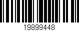 Código de barras (EAN, GTIN, SKU, ISBN): '19899448'