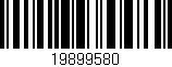 Código de barras (EAN, GTIN, SKU, ISBN): '19899580'
