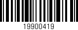 Código de barras (EAN, GTIN, SKU, ISBN): '19900419'