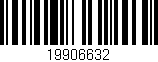 Código de barras (EAN, GTIN, SKU, ISBN): '19906632'