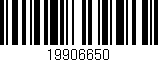 Código de barras (EAN, GTIN, SKU, ISBN): '19906650'