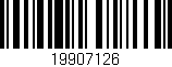 Código de barras (EAN, GTIN, SKU, ISBN): '19907126'