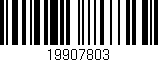 Código de barras (EAN, GTIN, SKU, ISBN): '19907803'