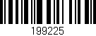 Código de barras (EAN, GTIN, SKU, ISBN): '199225'