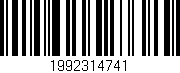 Código de barras (EAN, GTIN, SKU, ISBN): '1992314741'