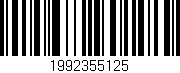 Código de barras (EAN, GTIN, SKU, ISBN): '1992355125'