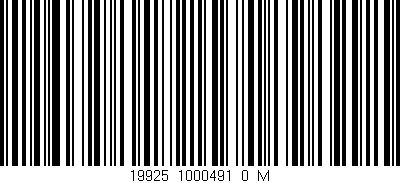 Código de barras (EAN, GTIN, SKU, ISBN): '19925_1000491_0_M'