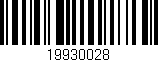 Código de barras (EAN, GTIN, SKU, ISBN): '19930028'