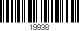 Código de barras (EAN, GTIN, SKU, ISBN): '19938'