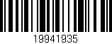 Código de barras (EAN, GTIN, SKU, ISBN): '19941935'