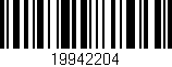 Código de barras (EAN, GTIN, SKU, ISBN): '19942204'