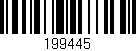 Código de barras (EAN, GTIN, SKU, ISBN): '199445'