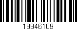 Código de barras (EAN, GTIN, SKU, ISBN): '19946109'