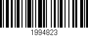 Código de barras (EAN, GTIN, SKU, ISBN): '1994823'