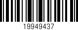 Código de barras (EAN, GTIN, SKU, ISBN): '19949437'
