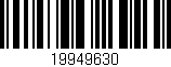 Código de barras (EAN, GTIN, SKU, ISBN): '19949630'
