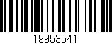 Código de barras (EAN, GTIN, SKU, ISBN): '19953541'