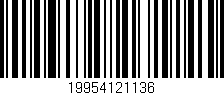 Código de barras (EAN, GTIN, SKU, ISBN): '19954121136'