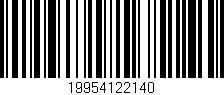 Código de barras (EAN, GTIN, SKU, ISBN): '19954122140'