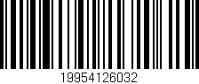 Código de barras (EAN, GTIN, SKU, ISBN): '19954126032'