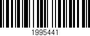 Código de barras (EAN, GTIN, SKU, ISBN): '1995441'