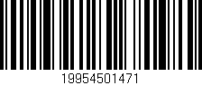 Código de barras (EAN, GTIN, SKU, ISBN): '19954501471'