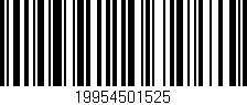 Código de barras (EAN, GTIN, SKU, ISBN): '19954501525'