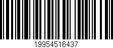 Código de barras (EAN, GTIN, SKU, ISBN): '19954516437'