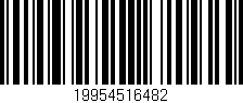 Código de barras (EAN, GTIN, SKU, ISBN): '19954516482'