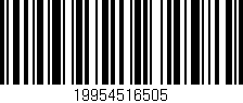 Código de barras (EAN, GTIN, SKU, ISBN): '19954516505'