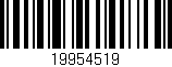 Código de barras (EAN, GTIN, SKU, ISBN): '19954519'