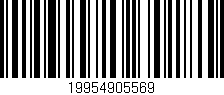 Código de barras (EAN, GTIN, SKU, ISBN): '19954905569'