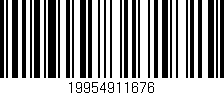 Código de barras (EAN, GTIN, SKU, ISBN): '19954911676'