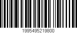 Código de barras (EAN, GTIN, SKU, ISBN): '1995495219800'