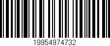 Código de barras (EAN, GTIN, SKU, ISBN): '19954974732'