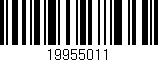 Código de barras (EAN, GTIN, SKU, ISBN): '19955011'