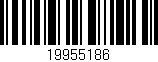 Código de barras (EAN, GTIN, SKU, ISBN): '19955186'