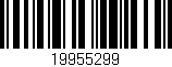 Código de barras (EAN, GTIN, SKU, ISBN): '19955299'