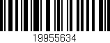 Código de barras (EAN, GTIN, SKU, ISBN): '19955634'