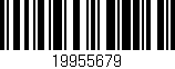 Código de barras (EAN, GTIN, SKU, ISBN): '19955679'