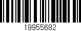 Código de barras (EAN, GTIN, SKU, ISBN): '19955682'
