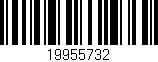 Código de barras (EAN, GTIN, SKU, ISBN): '19955732'