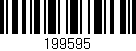 Código de barras (EAN, GTIN, SKU, ISBN): '199595'