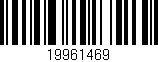 Código de barras (EAN, GTIN, SKU, ISBN): '19961469'